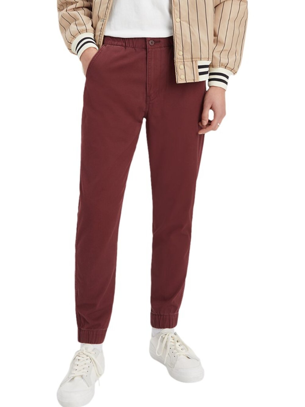 New! Levi's XX Chino Joggers Stretch Twill Decadent Chocolate Men's XXL Pants